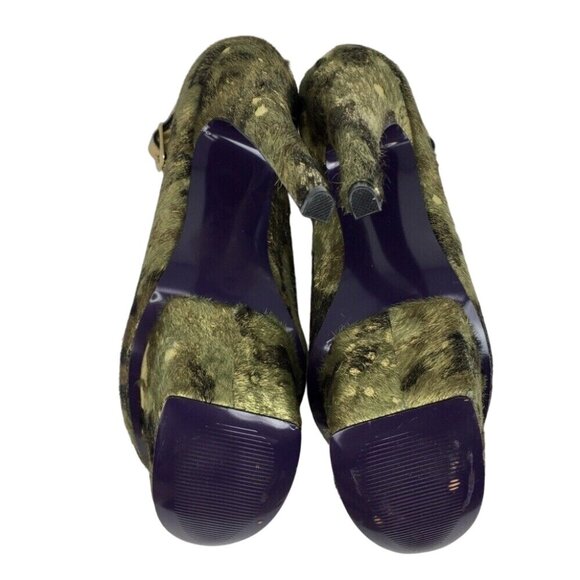 London Trash Gold Metallic High Heel Platforms Size8 Stripper Vixen Sexy MobWife - Picture 6 of 8